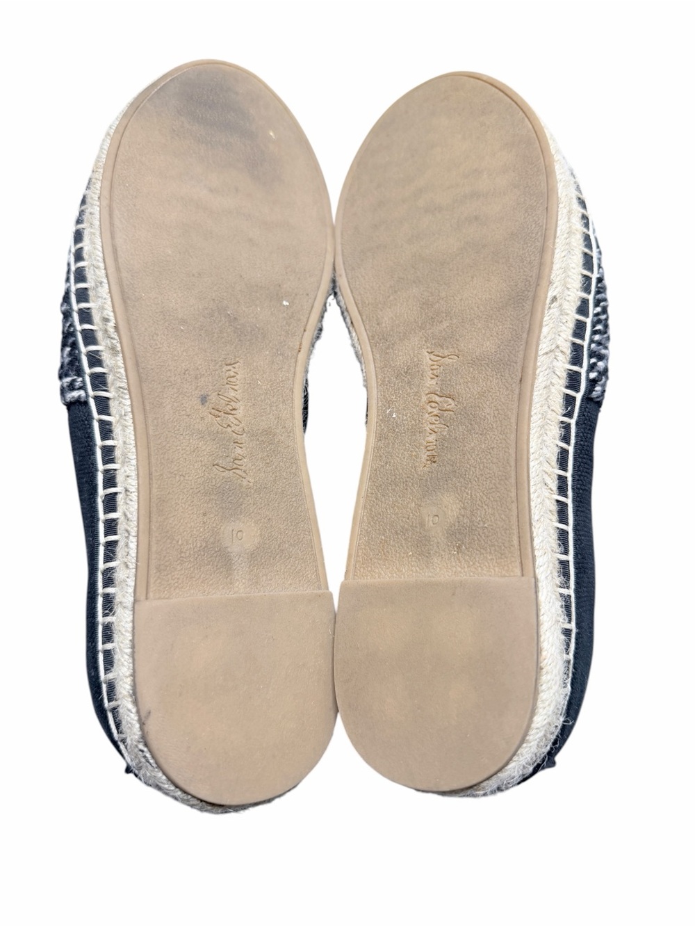 Sam Edelman Khloe Women’s Fabric & Leather Black and Tan Espadrilles Size 10M - Picture 7 of 10